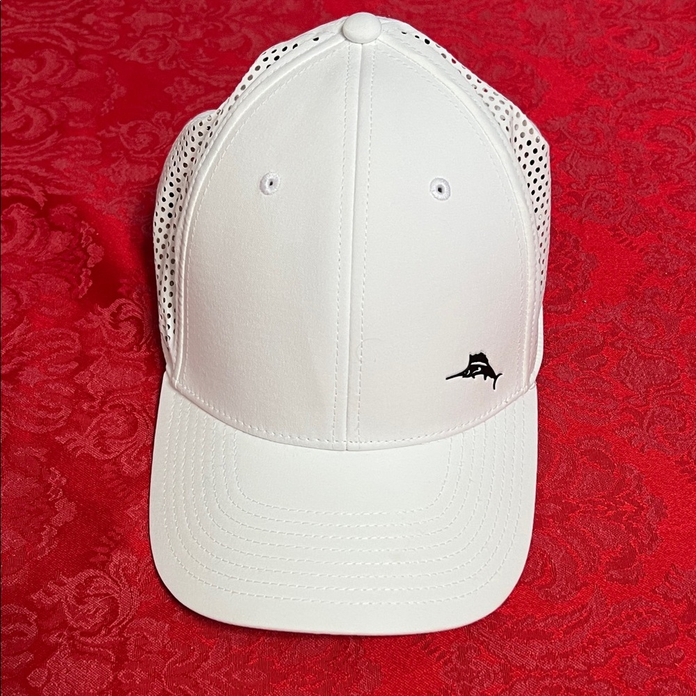 Tommy Bahama Clubhouse Marlin White Mesh with Logo